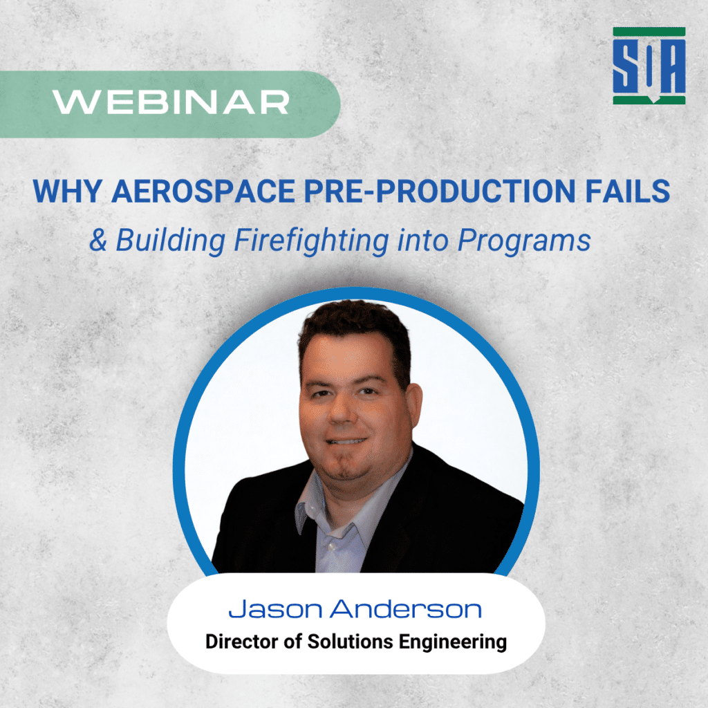 promotional image titled why aerospace preproduction fails